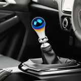 Universal Burnt Blue Alloy Round Ball Shape Car Gear Shift Knob Shifter Lever