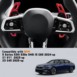 Paddle Shifter Extension Decor Cover For BMW 5 Series G60 2024-up X1 U11 X3 G45