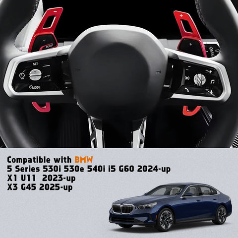 Paddle Shifter Extension Decor Cover For BMW 5 Series G60 2024-up X1 U11 X3 G45