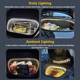 Front Trunk LED Strip Bar Ambient Lights for Tesla Model 3 / Y 2021-2023