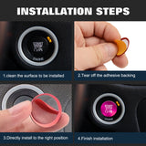 Alloy Engine Start Stop Push Button Cover For Dodge Charger Challenger 2010-2022