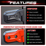 x xotic tech Door Hinge Cover Trim Decoration Exterior Accessories Compatible with Jeep Wrangler JL JLU 2018-up & Gladiator JT Truck 2020-up (8Pcs)