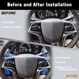 Aluminum Paddle Shifter Extension Decoration Cover For Cadillac XTS 2013-2019