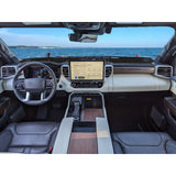 Black Non-Slip Dash Overlay Cover Dashboard Poly Mat For Toyota Tundra 2022-2025