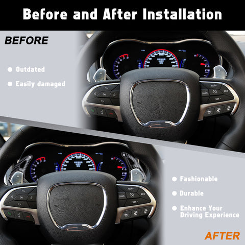 Paddle Shifter Extension Cover For Dodge Challenger Charger Durango SRT/Hellcat