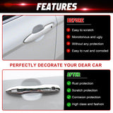 For Toyota Camry Corolla Chrome Exterior Door Handle Cover Trim Accessories