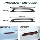 For Civic 22-up Carbon Fiber Style Rear Bumper Lip Fog Light Frame Molding Trim