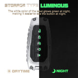 x xotic tech Heavy Key Fob Cover, Zinc Alloy Key Protective Case Keychain Compatible with Ford Explorer Fusion Escape Edge Expedition F150 F250 F350 F450 F550 Maverick Mustang Accessories 3/4/5 Buttons