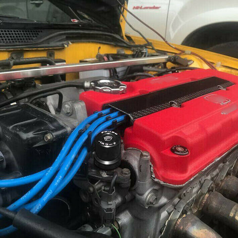 JDM VTEC Solenoid Valve Cover Cap Fender Bumper Engine Bay Washer Kit For Honda