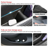 4PCS/Set Door Side Handle Slot Armrest Storage Box Organizer Holder Tray Front and Rear Accessories Compatible with Tesla Model 3 2016-2024