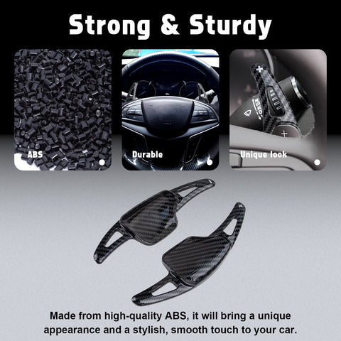 Paddle Shifter Extension Decor Cover Kit For Cadillac XT4 CT4 CT5 XT6 2020-up