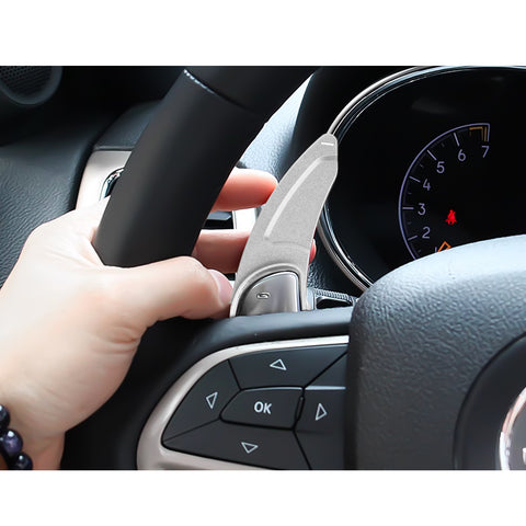 Black Forged ABS Paddle Shifter Extension For Dodge Charger Chrysler 300 2015-21