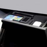 x xotic tech Center Console Organizer Co-pilot Gloves Storage Box Compatible with Tesla Cybertruck 2024 2025, Passenger Side Glove Box Accessories