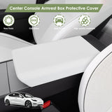 TPE Console Armrest Box Protective Cover For Tesla Model 3 2024+ Model Y 2025+