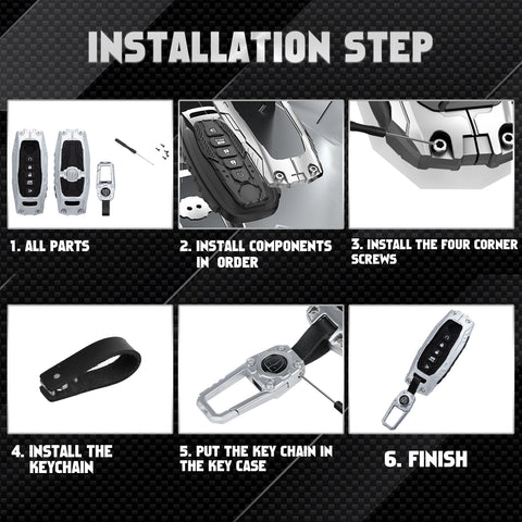 x xotic tech Mech Style Heavy Metal Key Fob Cover Compatible with Nissan Kicks Sentra Versa Rogue Pathfinder 2023 2024 2025, Zinc Alloy Key Case Protector Shell Keychain