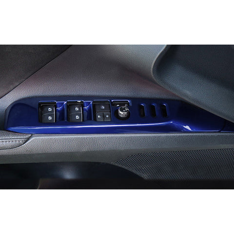 4pcs/Set Window Lift Switch Panel Molding Trim Fit Toyota Camry XV70 2018-2025