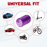 4pcs American Flag Tire Valve Stem Cover Caps Anodized Aluminum Alloy, Corrosion Resistant Leak-Proof Wheel Valve Cap Set, Universal for Cars Trucks Motorcycles SUVs