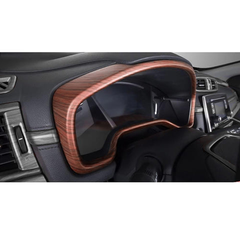 Peach Wood Grain Dashboard Instrument Frame Cover Trim For Honda CR-V 2017-2022