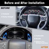 Aluminum Paddle Shifter Extension Decor Cover For Chevy Silverado GMC Sierra