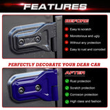 x xotic tech Door Hinge Cover Trim Decoration Exterior Accessories Compatible with Jeep Wrangler JL JLU 2018-up & Gladiator JT Truck 2020-up (8Pcs)