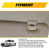 Sun Visor Hook Clip Base Makeup Mirror Fixing Bracket For Audi A1 A3 A4 A5 Q3 Q5