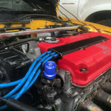 JDM Style Hood Vent Spacer Risers VTEC Solenoid Valve Cover Cap For Honda Acura