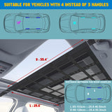 Adjustable Car Overhead Storage Mesh Organizer Net Truck SUV Camping Accessories