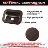 Wood Grain ABS Copilot Storage Box Handle Cover For Toyota Camry 2018-2024