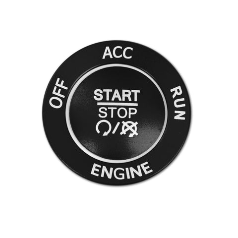 Keyless Engine Push Start Button & Surrounding Ring For Dodge Charger Challenger