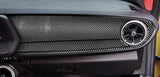Real Carbon Fiber Console Dashboard Upper Lower Cover For Chevy Camaro 2016-2024