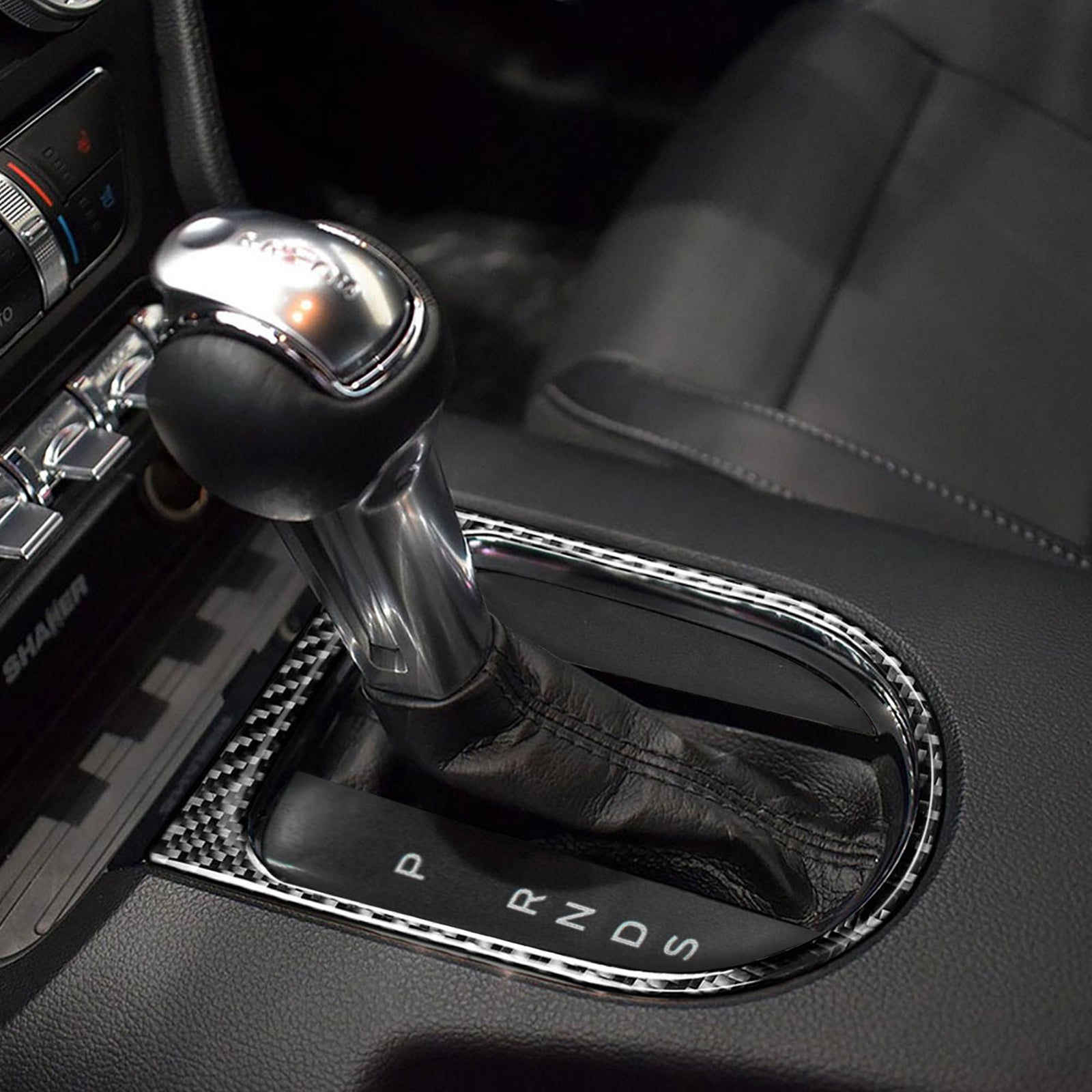 Buy 2015-2023 Mustang Carbon Fiber Center Console Overlay Buy 2015-2023 Mustang Carbon Fiber Center Console Overlay