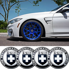 4x 56.5mm HRE PERFORMANCE WHEELS Center Hub Cap Emblems Stickers Universal For Cars