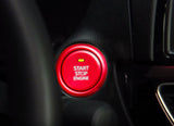 Set Red P Gear BRAKE HOLD Engine Start Push Button Combo Cover For Mazda 3 2020