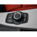 M-Colored Carbon Fiber Gear Shift I-Drive Multimedia Frame Trim For BMW F30 F34