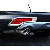 Chrome Rear Bumper Reflector Trunk Tailgate Lid Decor Trim For Honda CRV 17-2019