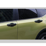Carbon Fiber Look Door Handle Fuel Oil Tank Cap Cover Trim For Honda CRV 17-2022
