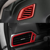 Red Center Console Stripe Door Handle Bowl Cover Trim For Honda Accord 18-2022