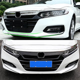 Chrome Silver Front Bumper Lip Corner Cover Trims for Honda Accord 2018-2020
