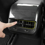 Carbon Fiber Style Interior Accessories Decor Trim For Tesla Model 3 Y 2021-2023