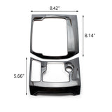 Titanium Console Gear Shift Cup Holder Panel Cover Trim For Mazda CX5 2017-2025