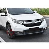 Carbon Fiber Look Headlight Eyelid Fog Light Frame Cover For Honda CRV 2017-2019