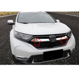 Carbon Fiber Look Fog Light Frame Rear Trunk Lid Cover Decor For Honda CRV 17-19