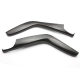 Carbon Fiber Style Gear Shift Console Side Upper Panel Cover For Civic 10th Gen