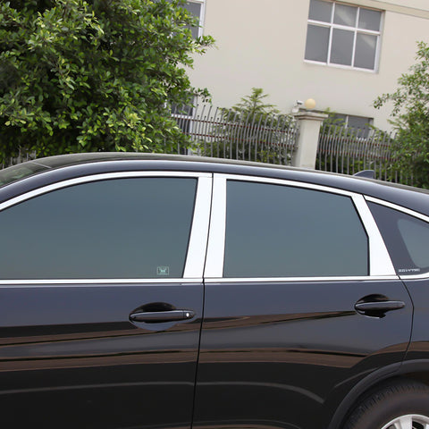Chrome Window Pillar Lower Stripe Door Handle Decor Cover For Honda Civic 16-21