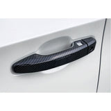 Carbon Fiber Look Side Mirror Door Handle Cover Trim For Honda Accord 18-2022