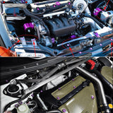 JDM VTEC Solenoid Valve Cover Cap Fender Bumper Engine Bay Washer Kit For Honda