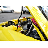 JDM Style Hood Vent Spacer Risers VTEC Solenoid Valve Cover Cap For Honda Acura