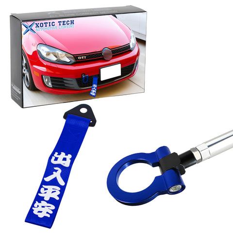 Set Sporty Front Bumper Tow Strap+Towing Hook For Volkswagen Golf MK6 2010-2014