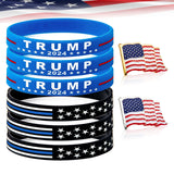 Trump Take America Back Bracelet Soft Silicone Sports Band 2024 Patriots Gift