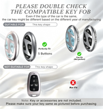 5/7 Button TPU Key Fob Cover Case w/Keychain For Hyundai Santa Fe Tucson Sonata